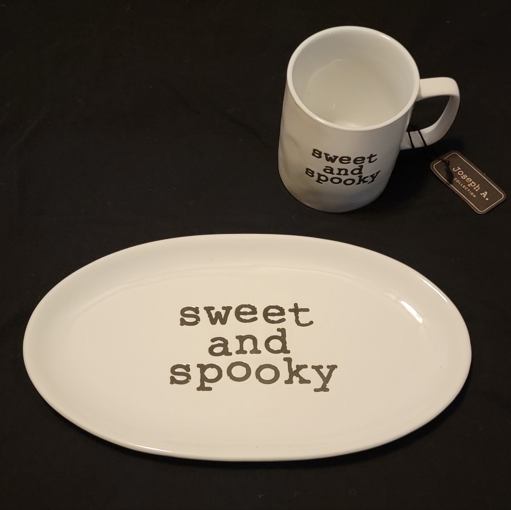 Sweet and Spooky Plate and Mug - Picture 2 of 2
